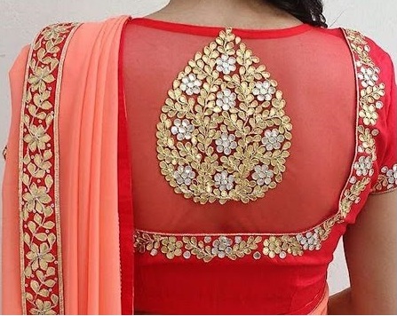 back neck design for Brides