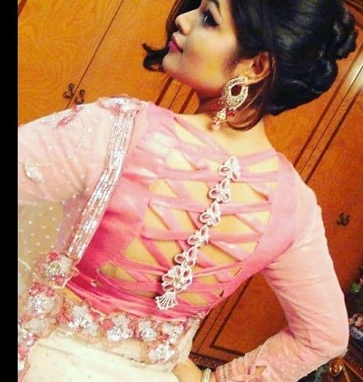 back neck design for pattu saree blouses