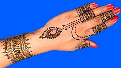 ring pattern simple mehndi art