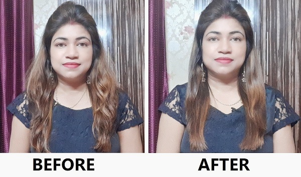 AGARO 4532 Professional Hair Straightener before after