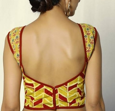Backless Cotton Blouse Style
