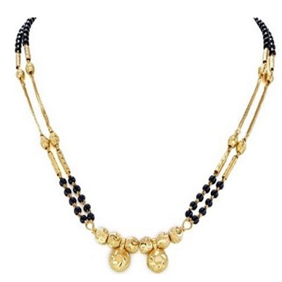 Bridal Double Chain Mangalsutra Style