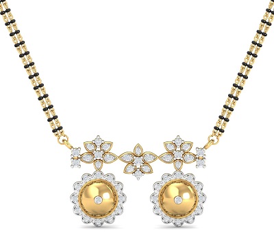 Daily wear Mangalsutra with double chains