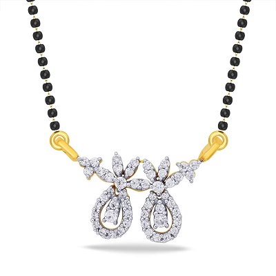 Gold And Diamond Light Mangalsutra