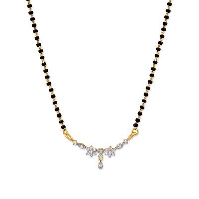 Gold and Diamond Mangalsutra for every day