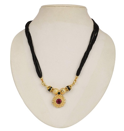 Heavy and short gold mangalsutra