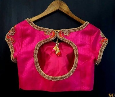 Pink Cotton Blouse For saree