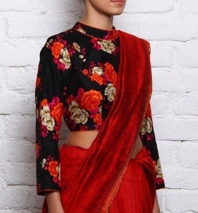 Collar Blouses For Sarees | Latest Stylish Collar Neck Blouse Designs