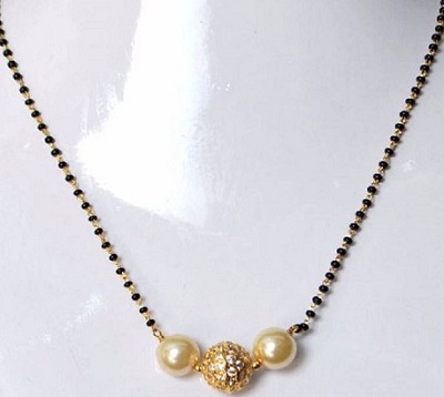 Simple Artificial mangalsutra design