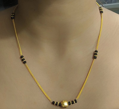 Simple Gold Chain Only Mangalsutra