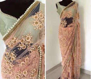 Top 30 Latest Net Saree Blouse Designs (2023) For Parties and Weddings ...