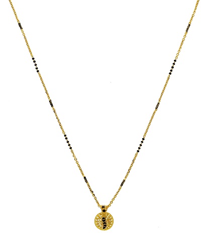 Delicate style of 22 kt mangalsutra