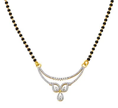 Diamond and gold Mangalsutra Design