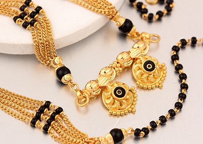 Everyday Use Heavy Gold Mangalsutra Pattern