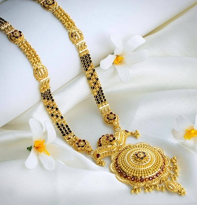 Mangalsutra on sale design heavy