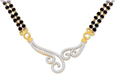 Modern Mangalsutra Designs In Gold And Diamond