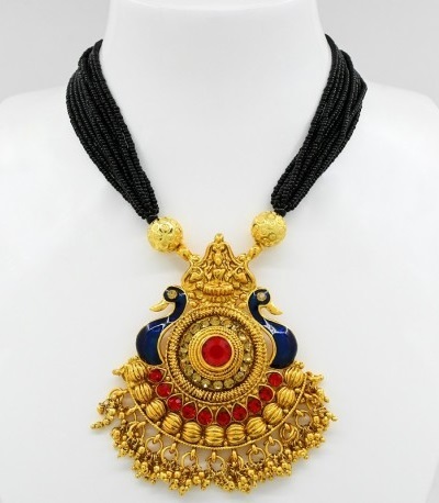 Temple Jewellery Like Telugu Mangalsutra Design