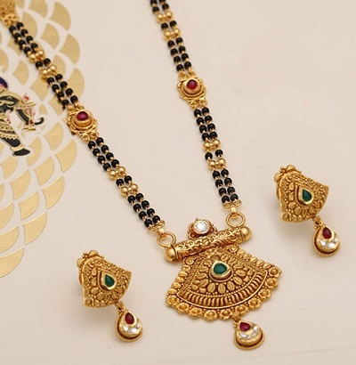 Traditional And Simple Mangalsutra Design