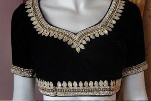 Top 25 Latest Front Neck Saree Blouse Designs (2023) - Tips and Beauty