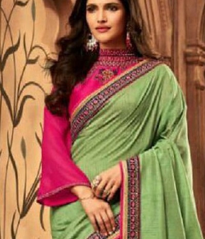 Bell Sleeves Saree Blouse Pattern