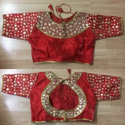 Mirror style blouse for festivals