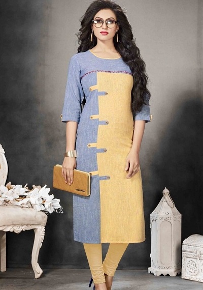 New Design Office Wear Long Kurti Pattern