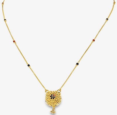 Elegant style of stylish Mangalsutra design