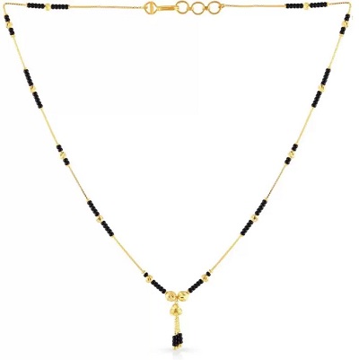 Light Mangalsutra pattern in 10 g of Gold