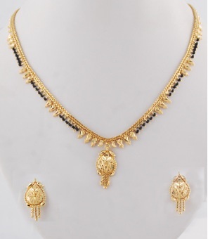 Necklace style mangalsutra design