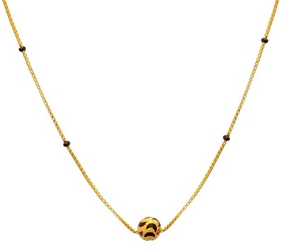 Simplistic design of gold mangalsutra