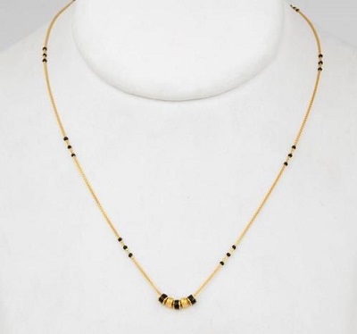 mangalsutra with Short and simple design