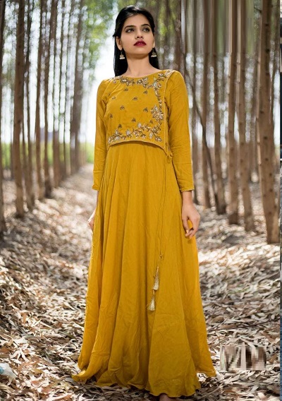 A Line Designer Kurti for party wear