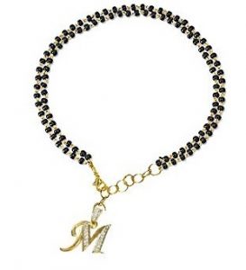 10 Latest Alphabet and Letter Name Mangalsutra Designs