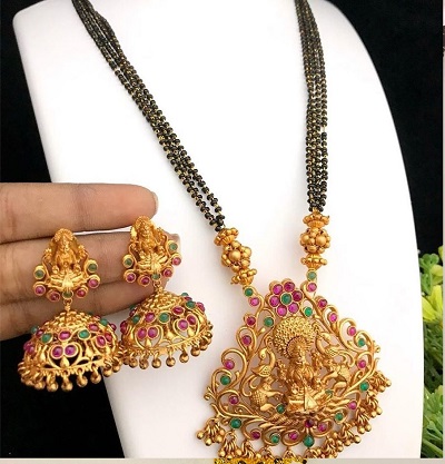 Heavy temple style mangalsutra style