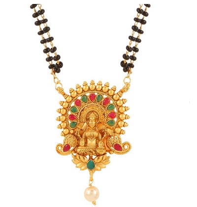 Interesting style of mangalsutra design