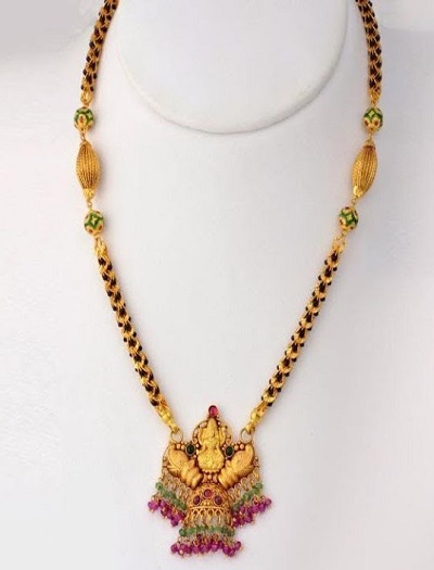 Light weight stylish temple style mangalsutra