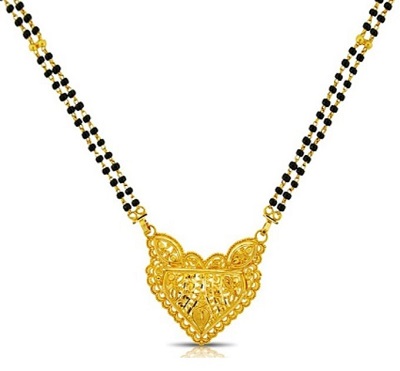 Solid gold only traditional mangalsutra