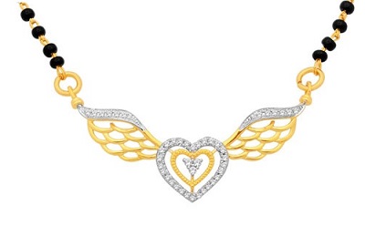 Stylish locket design of Mangalsutra