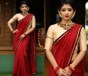 Latest 30 High Neck Saree Blouse Designs (2023) - Tips and Beauty