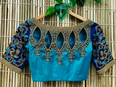 Cut Work Style Saree Blouse Pattern