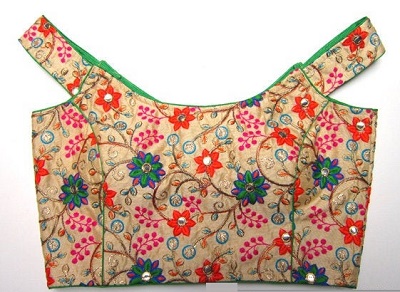 Mirror Work Embroidered Blouse