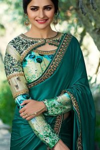 20 Latest Embroidered Saree Blouse Designs To Try in 2022 - Tips and Beauty