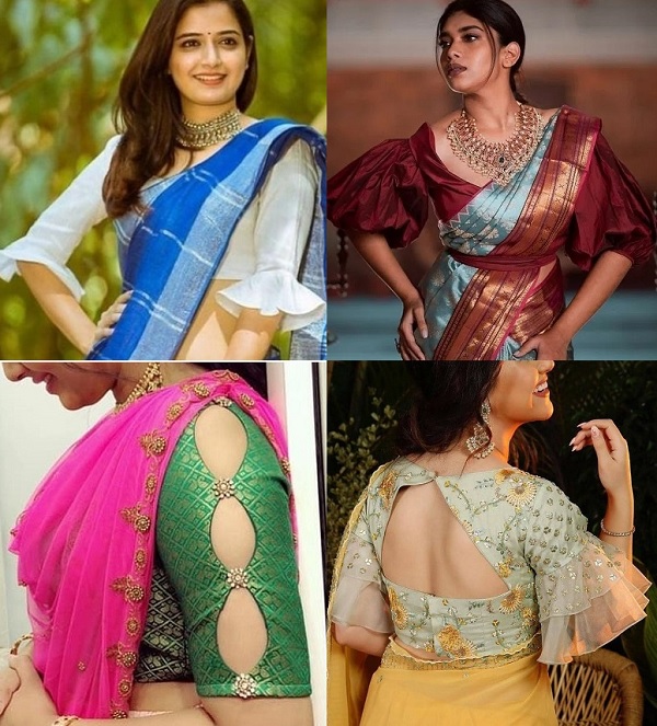 Latest 100 Saree Blouse Sleeves Pattern Design To Try in 2022