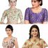 printed saree blouse designs