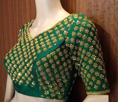 Beautiful Brocade Blouse for Weddings