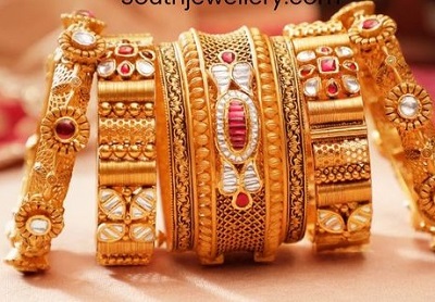 Bracelet Style Bangle Set For sarees