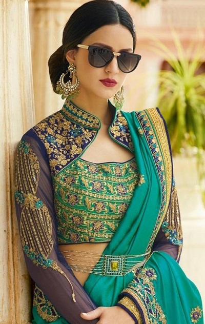 Best 10 Collared Neck Blouse Designs for Sarees and Lehengas 2020