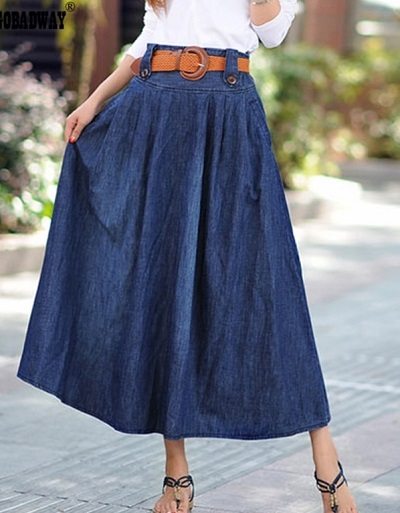 Long Denim Skirt pattern