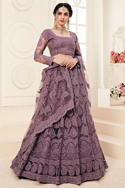 Sequin Work Trendy Lehenga Design