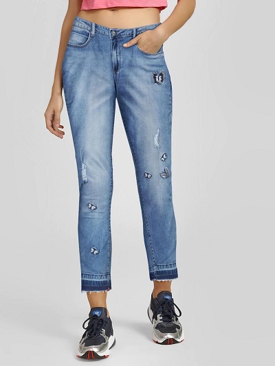 Subtle Distressed women’s Jeans